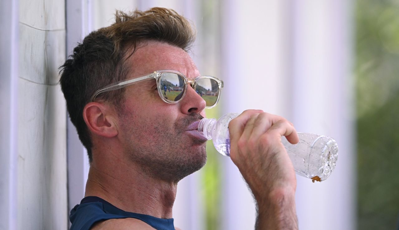 James Anderson takes a break ahead of the first Test against India, Hyderabad, January 23, 2023