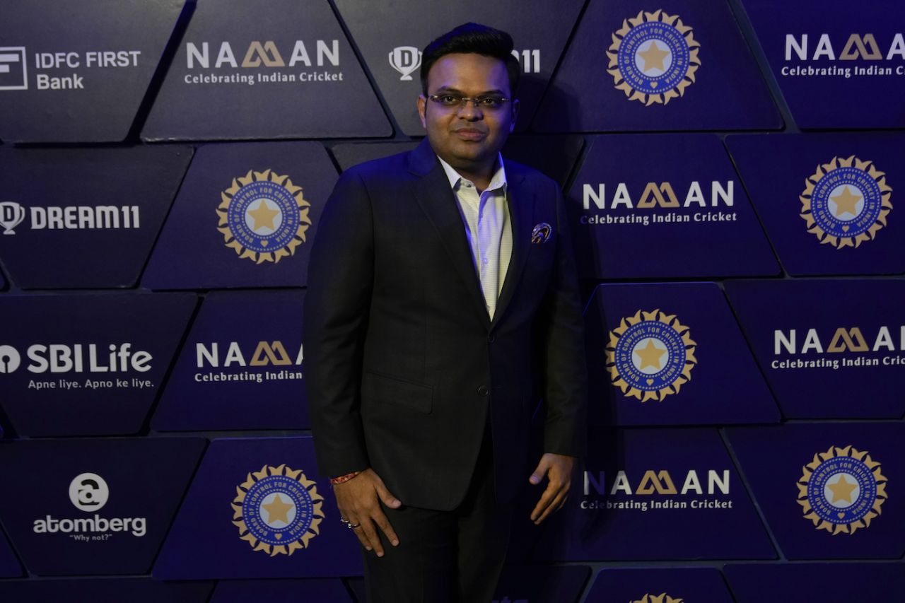BCCI secretary Jay Shah arrives for the awards, Hyderabad, January 23, 2024