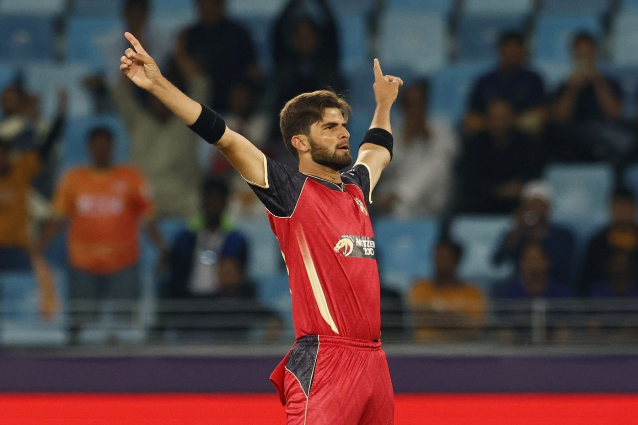 Shaheen Shah Afridi cleaned up Jamie Smith, Desert Vipers vs Gulf Giants, Dubai, ILT20, January 24, 2024