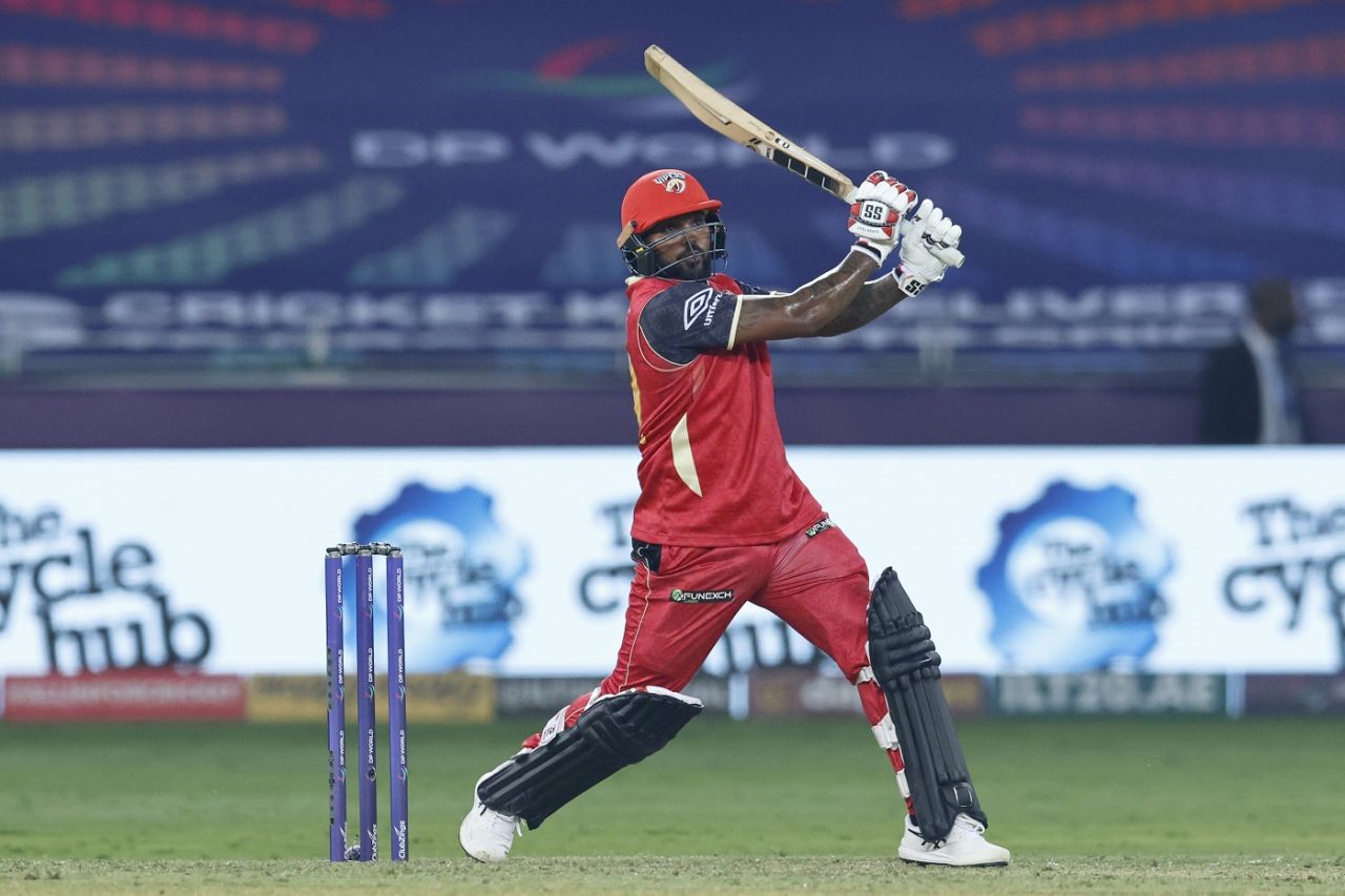 Wanindu Hasaranga scored 42 off just 19 balls, Desert Vipers vs Gulf Giants, Dubai, ILT20, January 24, 2024