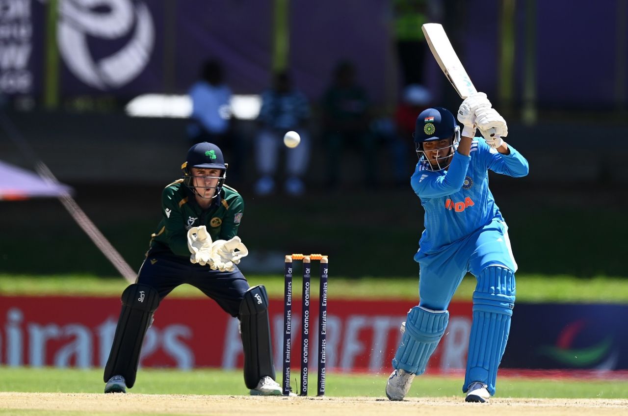 Arshin Kulkarni batted steadily at the top, India vs Ireland, Under-19 Men's World Cup, Bloemfontein, January 25, 2024