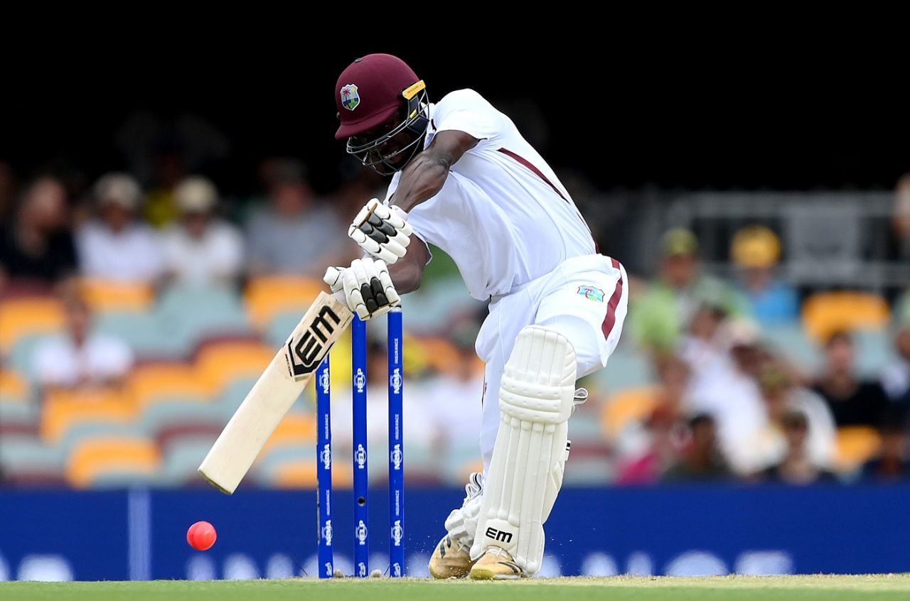Kevin Sinclair impressed with the bat on debut, Australia vs West Indies, 2nd Test, Brisbane, day 2, January 26, 2024