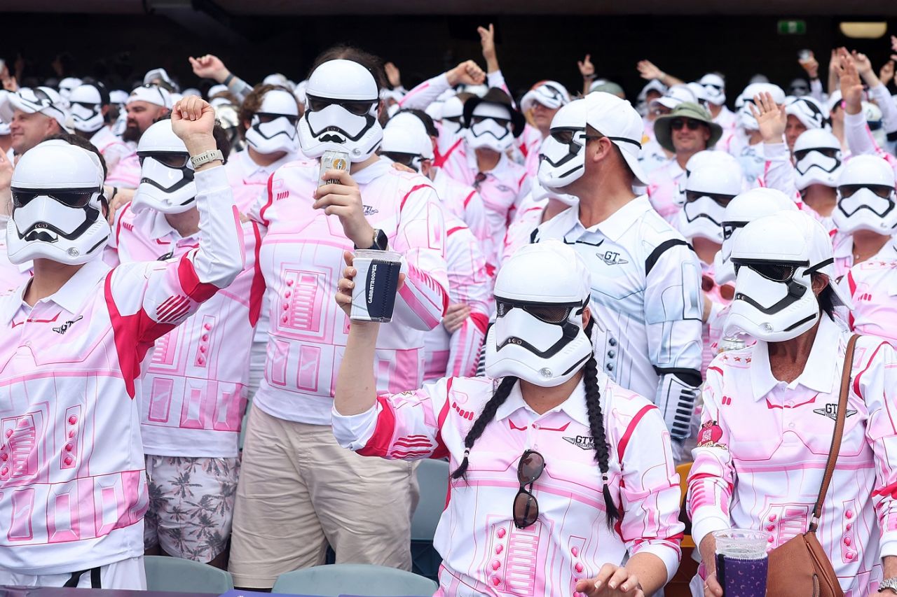 May the Force be with you - there were some storm troopers in attendance, Australia vs West Indies, 2nd Test, Brisbane, day 2, January 26, 2024