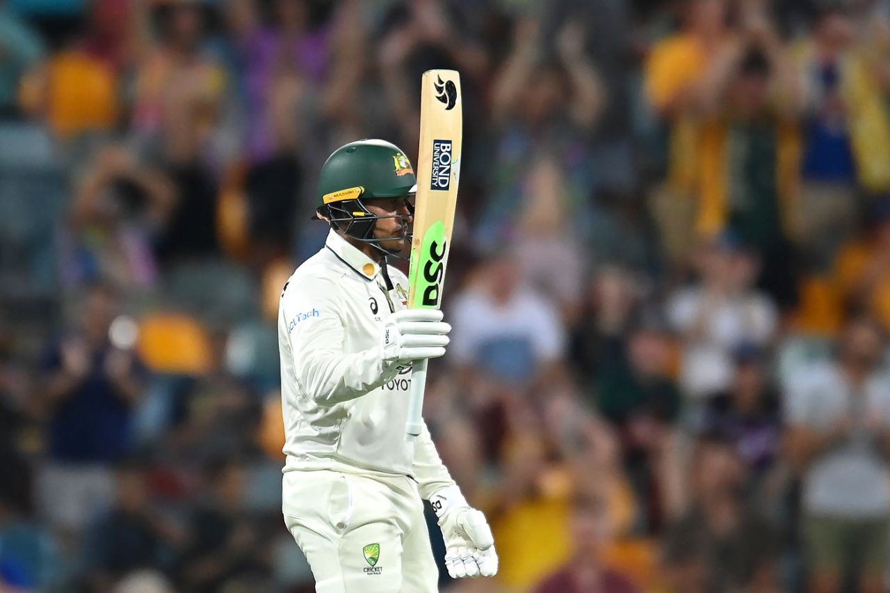 Usman Khawaja scored a half-century off 102 balls, Australia vs West Indies, 2nd Test, Brisbane, 2nd day, January 26, 2024