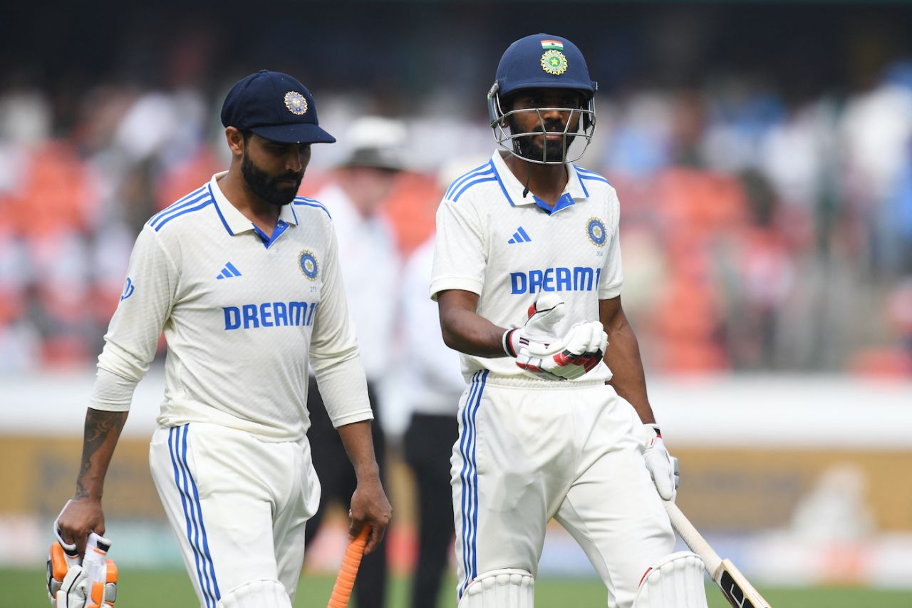 Ravindra Jadeja and KS Bharat put on 68 for the sixth wicket, India vs England, 1st Test, Hyderabad, 2nd day, January 26, 2024