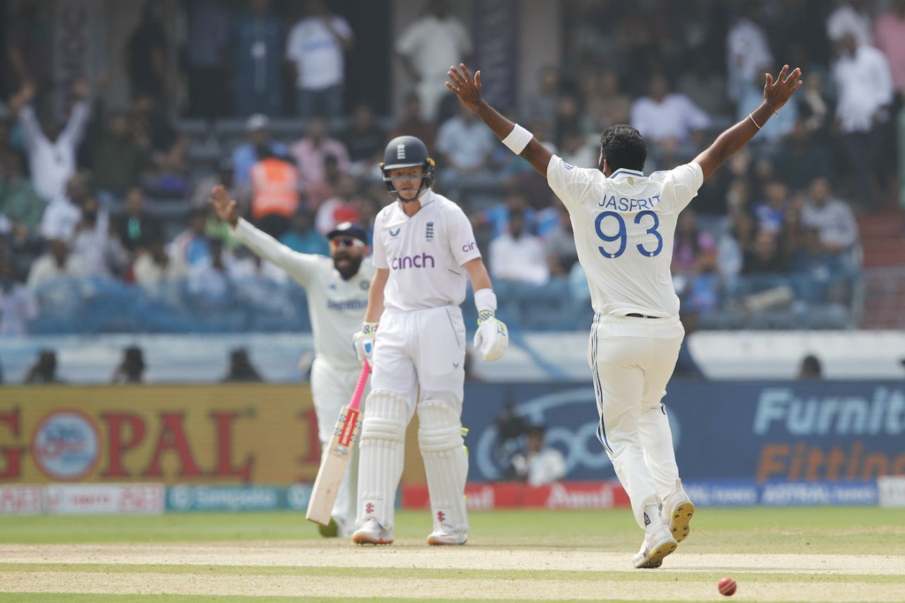 India failed to review a not-out lbw decision against Ben Duckett off Jasprit Bumrah, India vs England, 1st Test, Hyderabad, 3rd day, January 27, 2024