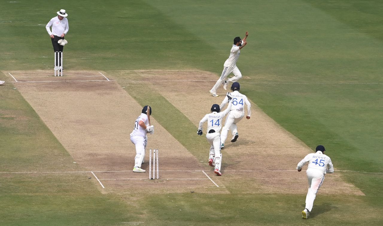 Ravindra Jadeja bowled Jonny Bairstow, India vs England, 1st Test, Hyderabad, 3rd day, January 27, 2024