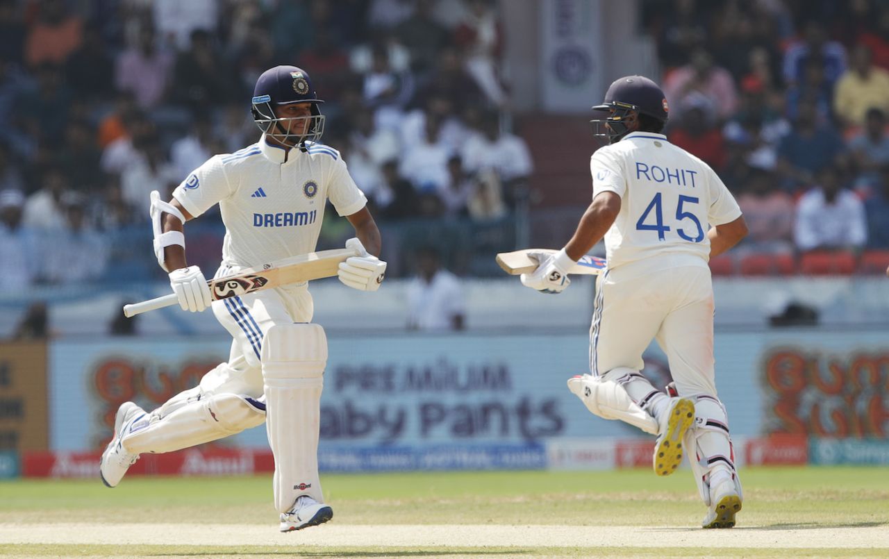 Rohit Sharma and Yashasvi Jaiswal gave India a steady start, India vs England, 1st Test, Hyderabad, 4th day, January 28, 2024