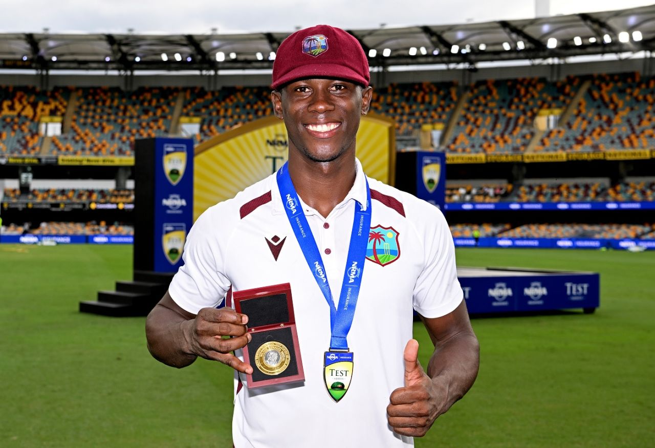 Shamar Joseph was Player of the Match for his stunning performance, Australia vs West Indies, 2nd Test, Brisbane, 4th day, January 28, 2024