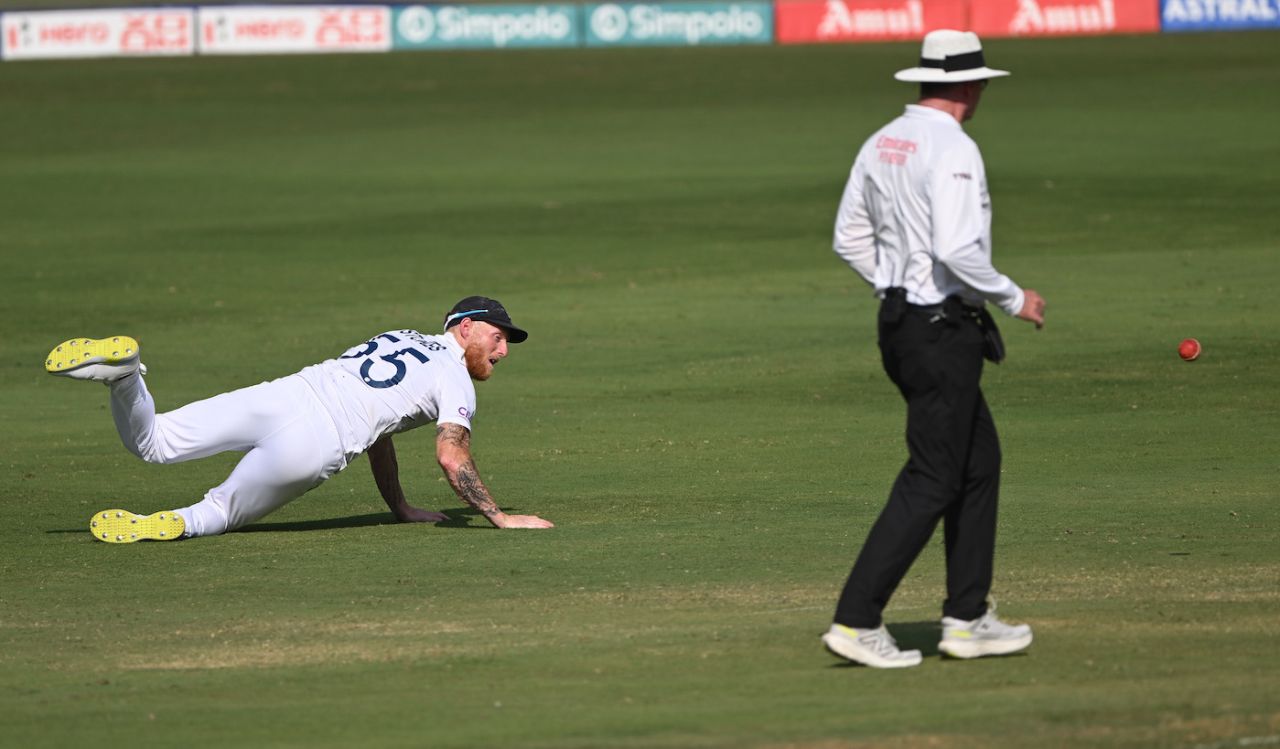 Ben Stokes got a direct hit despite a tumble, India vs England, 1st Test, Hyderabad, 4th day, January 28, 2024