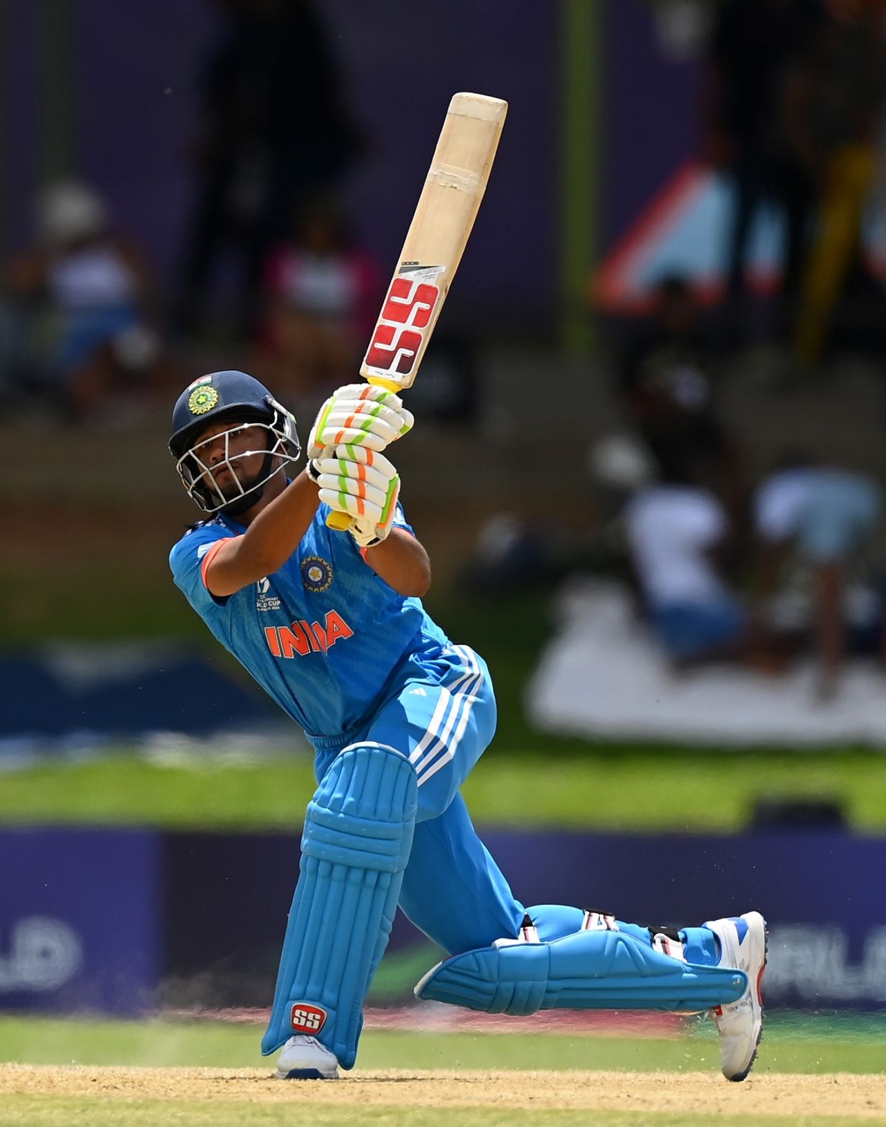 Musheer Khan goes on the attack, India vs USA, Under-19 World Cup, Bloemfontein, January 28, 2024