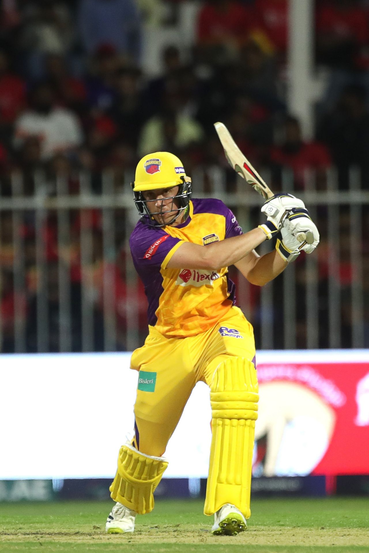 Tom Kohler-Cadmore struck a 34-ball 68 to take Sharjah Warriors to 174 for 7, Desert Vipers vs Sharjah Warriors, ILT20, Sharjah, January 28, 2024