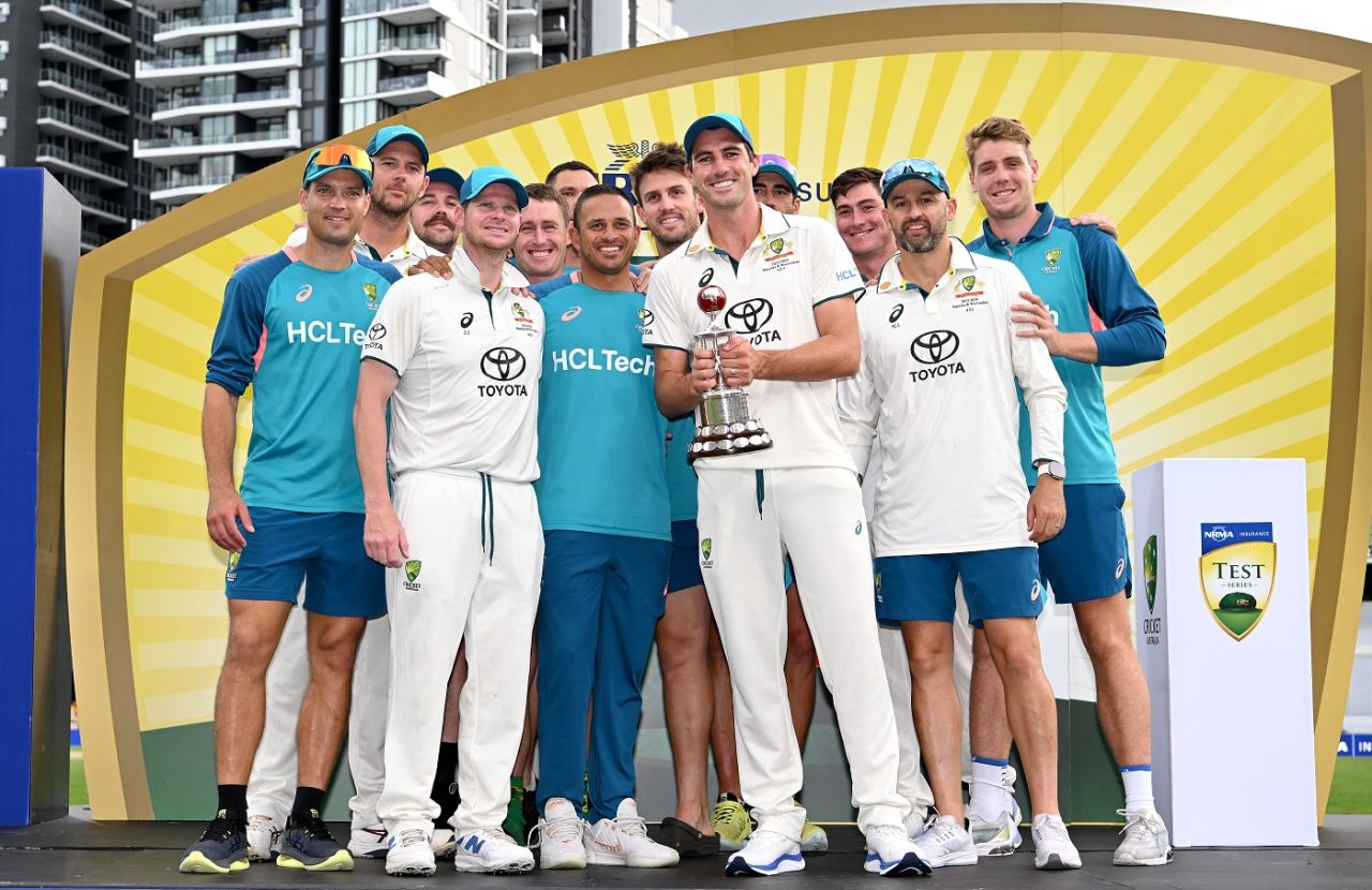 Australia retained the Frank-Worrell trophy after drawing the series 1-1 against West Indies, Australia vs West Indies, 2nd Test, Brisbane, 4th day, January 28, 2024