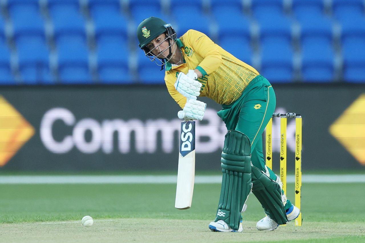 Marizanne Kapp scored 75 off 48 in her 100th T20I, Australia vs South Africa, 3rd T20I, Hobart, January 30, 2024