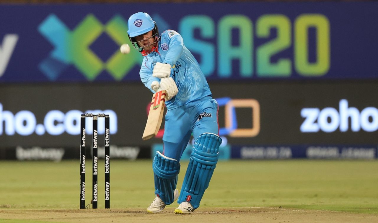 Will Jacks loads up for a big hit, Durban's Super Giants vs Pretoria Capitals, SA20 2024, Durban, January 30, 2024