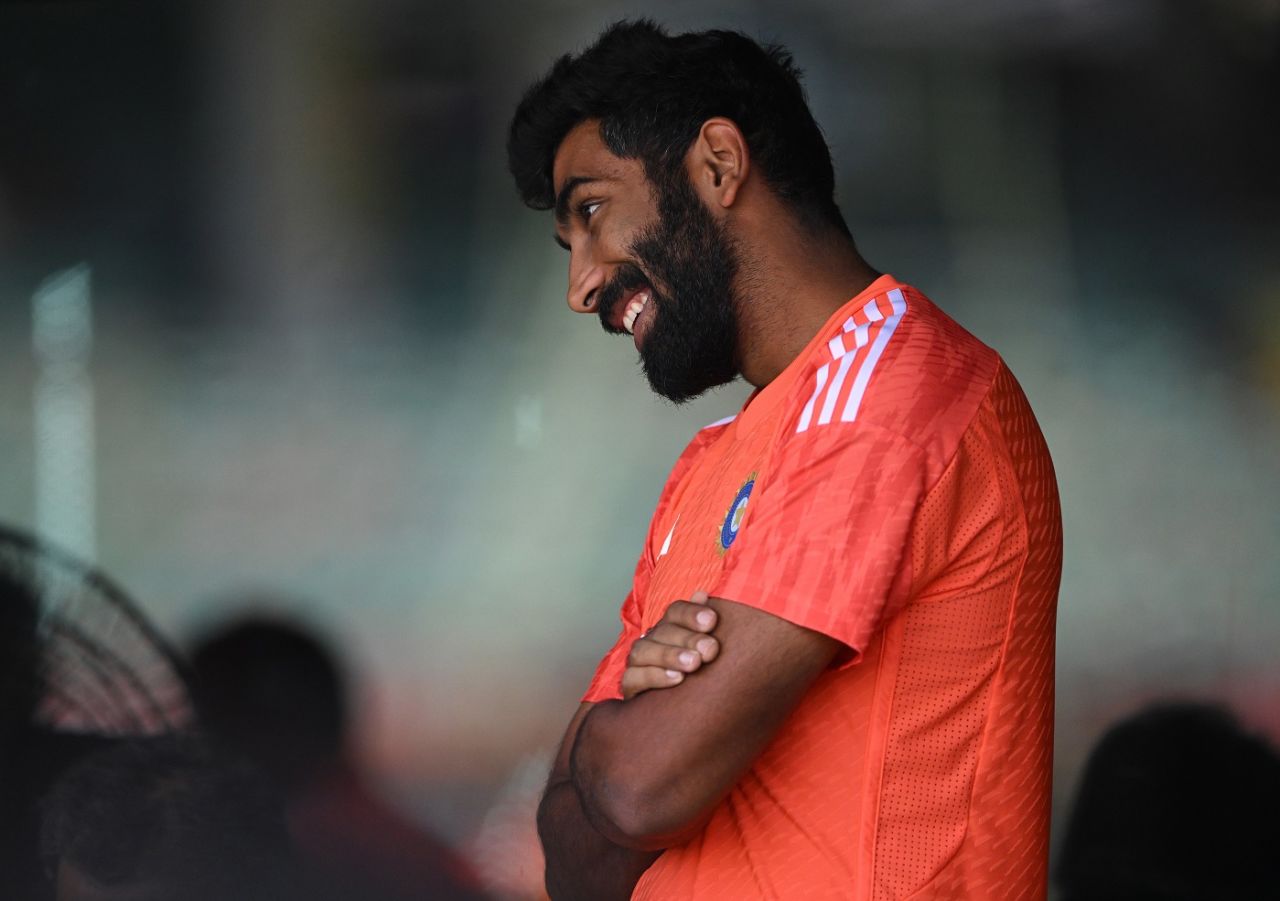 Jasprit Bumrah finds a reason to smile, Vizag, January 31, 2024