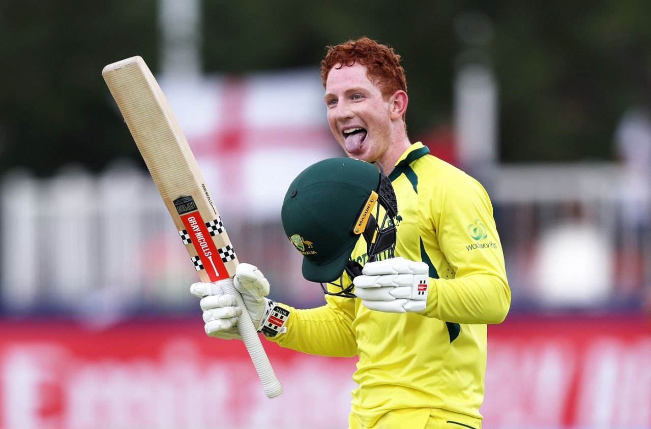Hugh Weibgen scored 120 off 126 balls, Australia vs England, Kimberley, Super Sixes, U-19 Men's World Cup, January 31, 2024