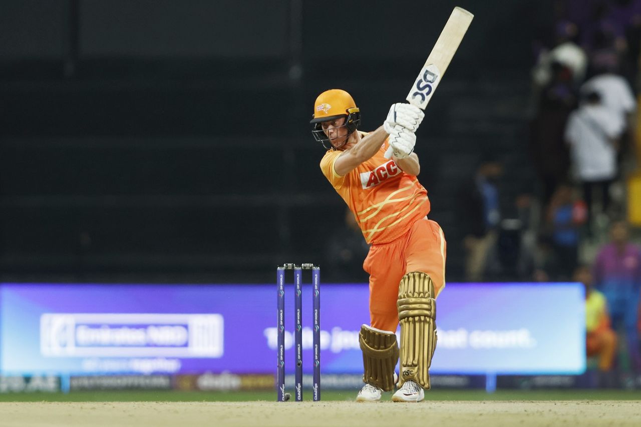 Chris Lynn smashed a 48-ball 67, Abu Dhabi Knight Riders vs Gulf Giants, ILT20, Abu Dhabi, January 31, 2024