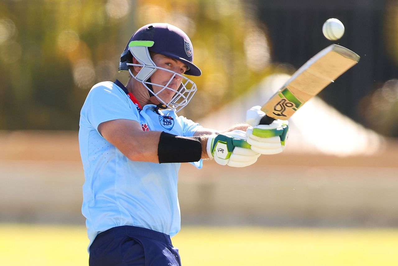 Daniel Hughes kept New South Wales' chase on track, Western Australia vs New South Wales, Marsh Cup, WACA, February 1, 2024