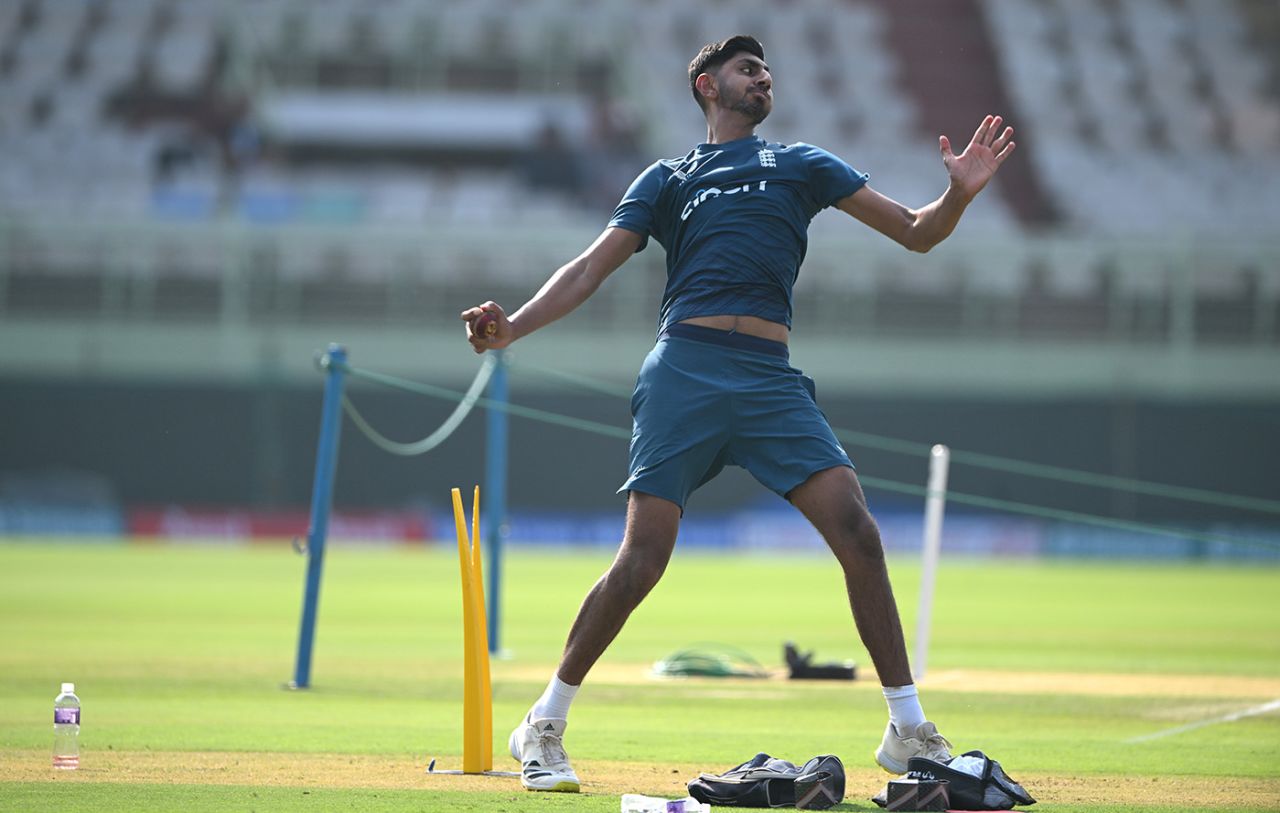 Shoaib Bashir was named in England's XI for the second Test, Vizag, February 1, 2024