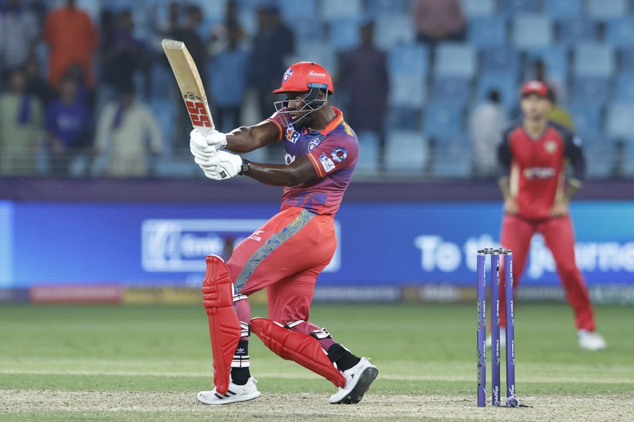 Rovman Powell starred with an unbeaten 40 against Desert Vipers, Dubai Capitals vs Desert Vipers, ILT20, Dubai, February 1, 2024