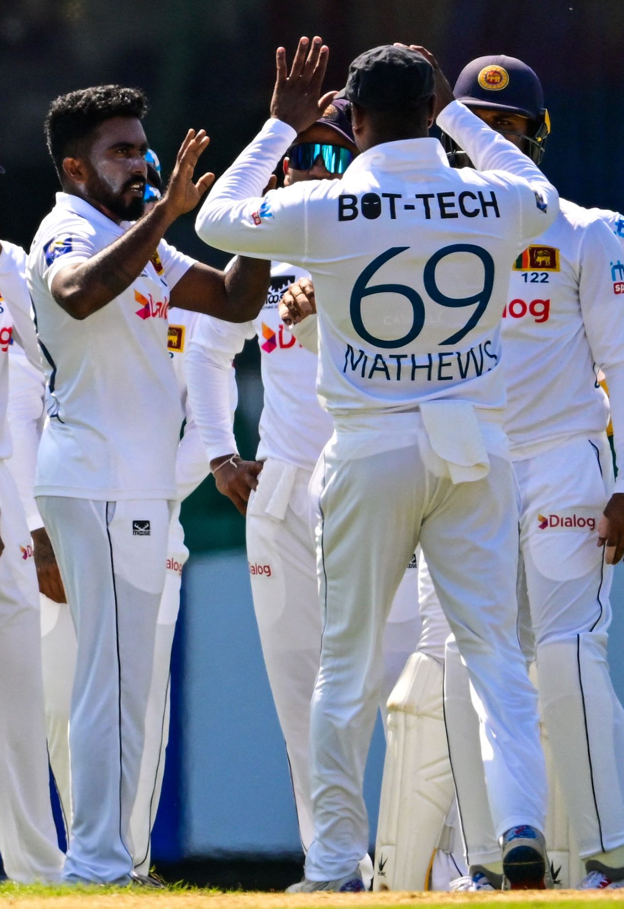 Asitha Fernando picked up the first wicket of the day, Sri Lanka vs Afghanistan, Only Test, Colombo, 1st day, February 2, 2024