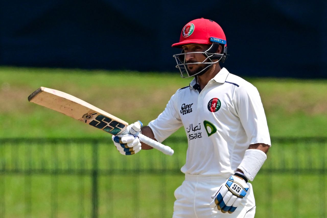 Rahmat Shah brought up a half-century, Sri Lanka vs Afghanistan, Only Test, Colombo, 1st day, February 2, 2024