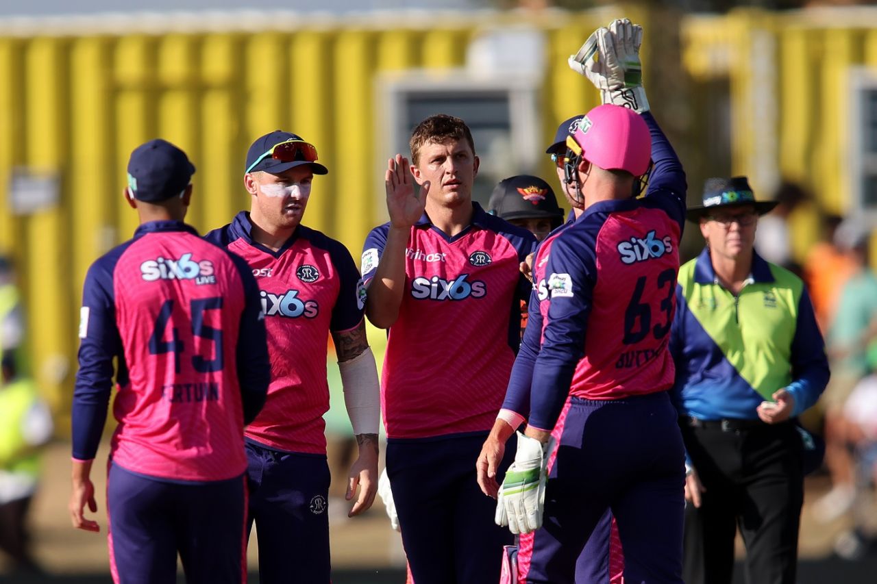 Wihan Lubbe struck early for Paarl Royals, Paarl Royals vs Sunrisers Eastern Cape, SA20 2024, Paarl, February 2, 2024