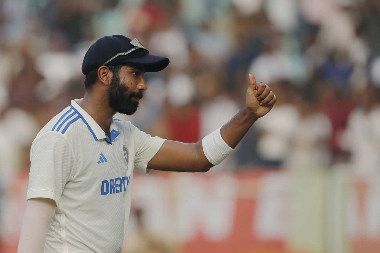 Jasprit Bumrah picked up figures of 6 for 45, India vs England, 2nd Test, Visakhapatnam, 2nd day, February 3, 2024
