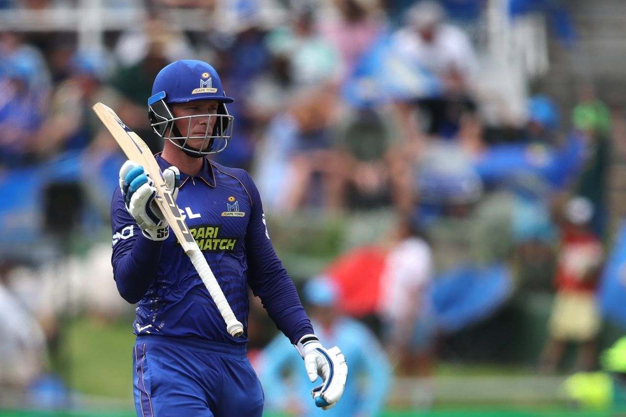 Rassie van der Dussen reached his fifty in 37 balls, MI Cape Town vs Pretoria Capitals, Cape Town, SA20, February 3, 2024