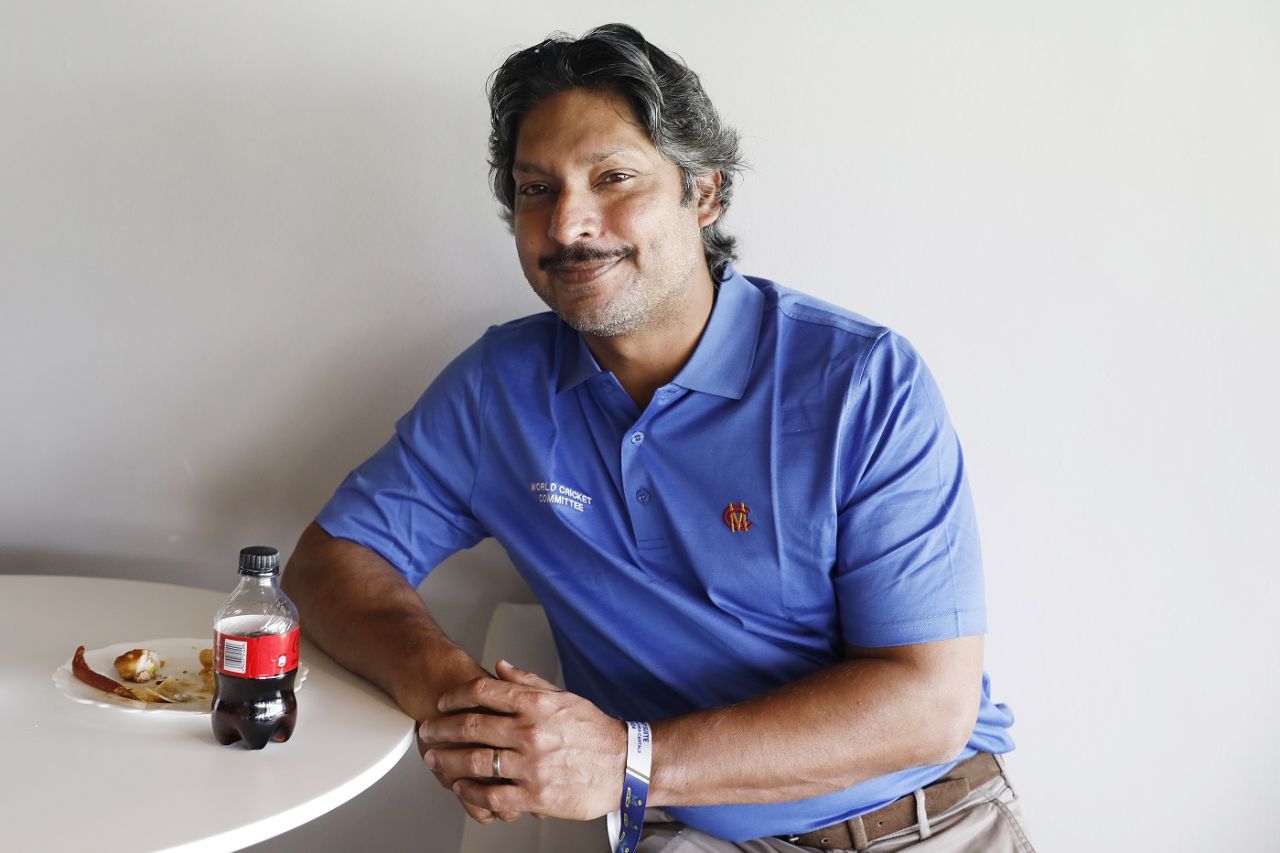 Kumar Sangakkara enjoys some snacks, MI Cape Town vs Pretoria Capitals, SA20,  Cape Town, February 03, 2024