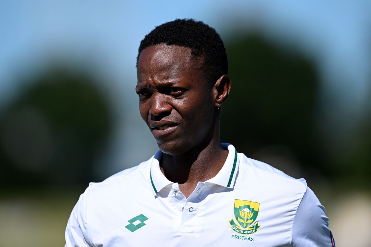 Tshepo Moreki was one of six debutants for South Africa, New Zealand vs South Africa, 1st Test, Mount Maunganui, 1st day, February 4, 2024