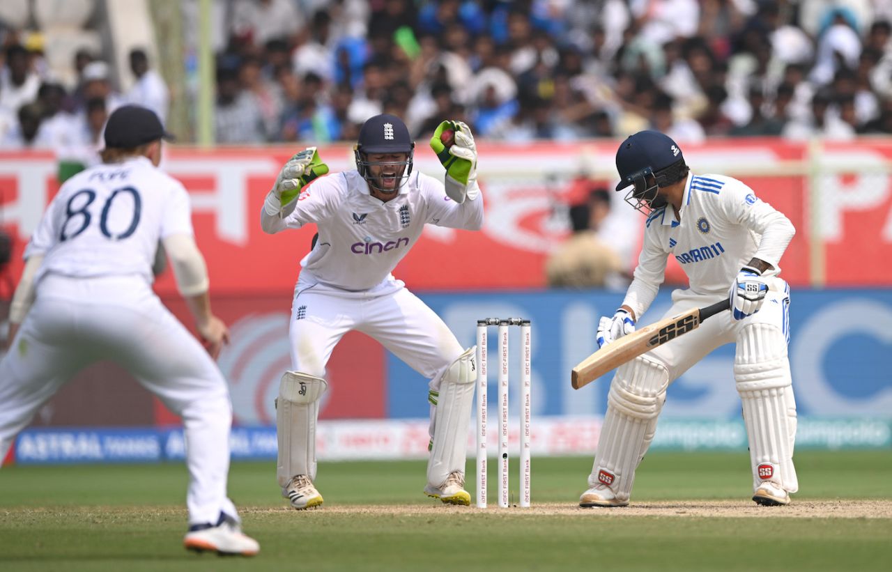 Ben Foakes took a sharp catch to dismiss Rajat Patidar, India vs England, 2nd Test, Visakhapatnam, 3rd day, February 4, 2024