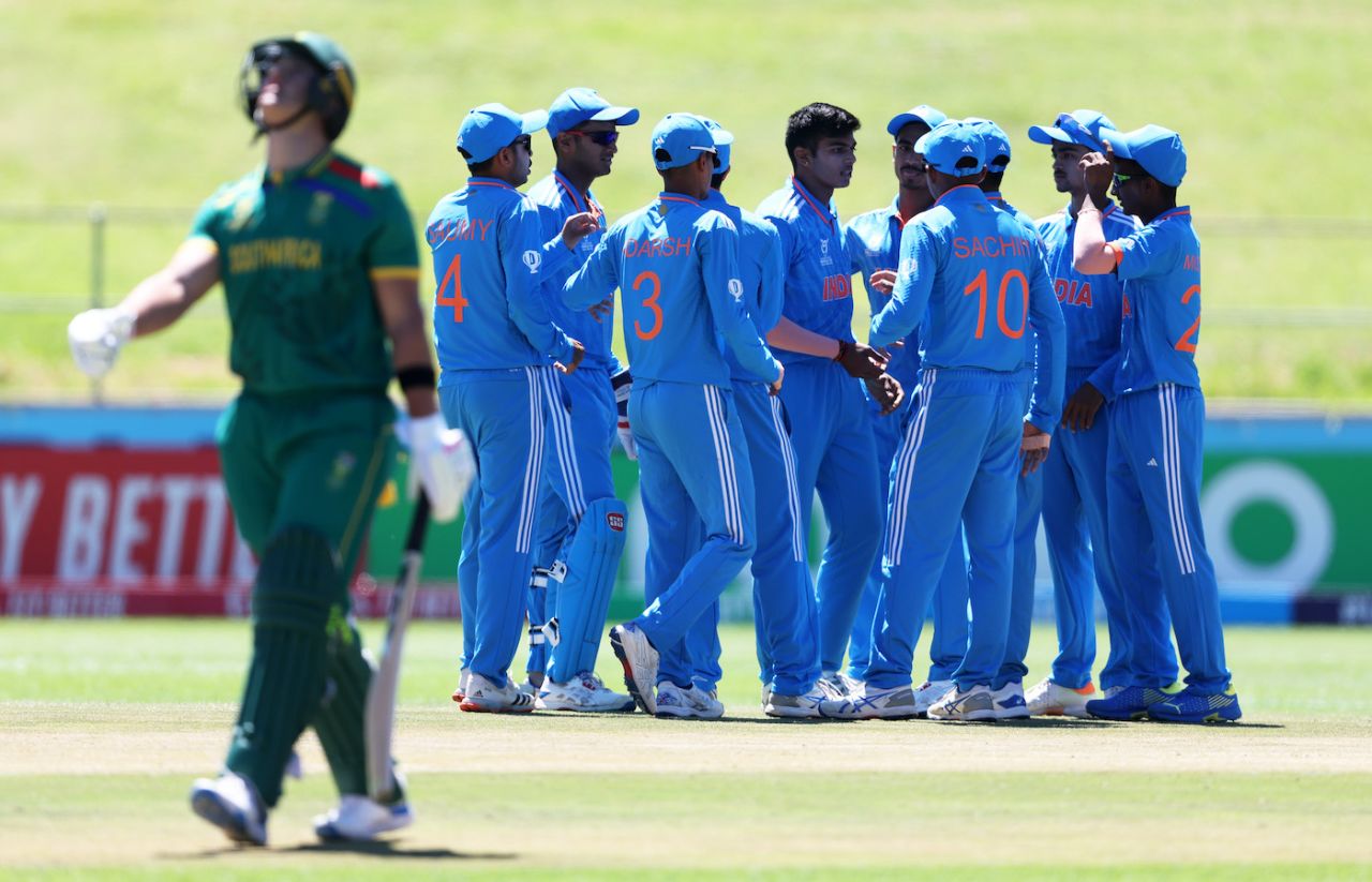 Raj Limbani struck the first blow for India, South Africa vs India, 1st semi-final, Under-19 World Cup, Benoni, February 6, 2024