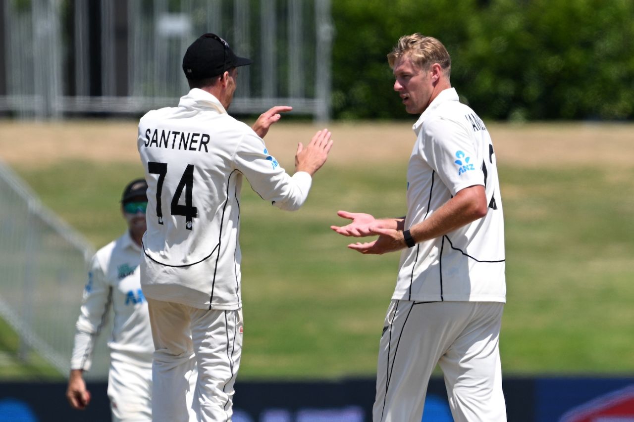 Kyle Jamieson struck twice after lunch to keep New Zealand on top, New Zealand vs South Africa, 1st Test, Mount Maunganui, 4th day, February 7, 2024