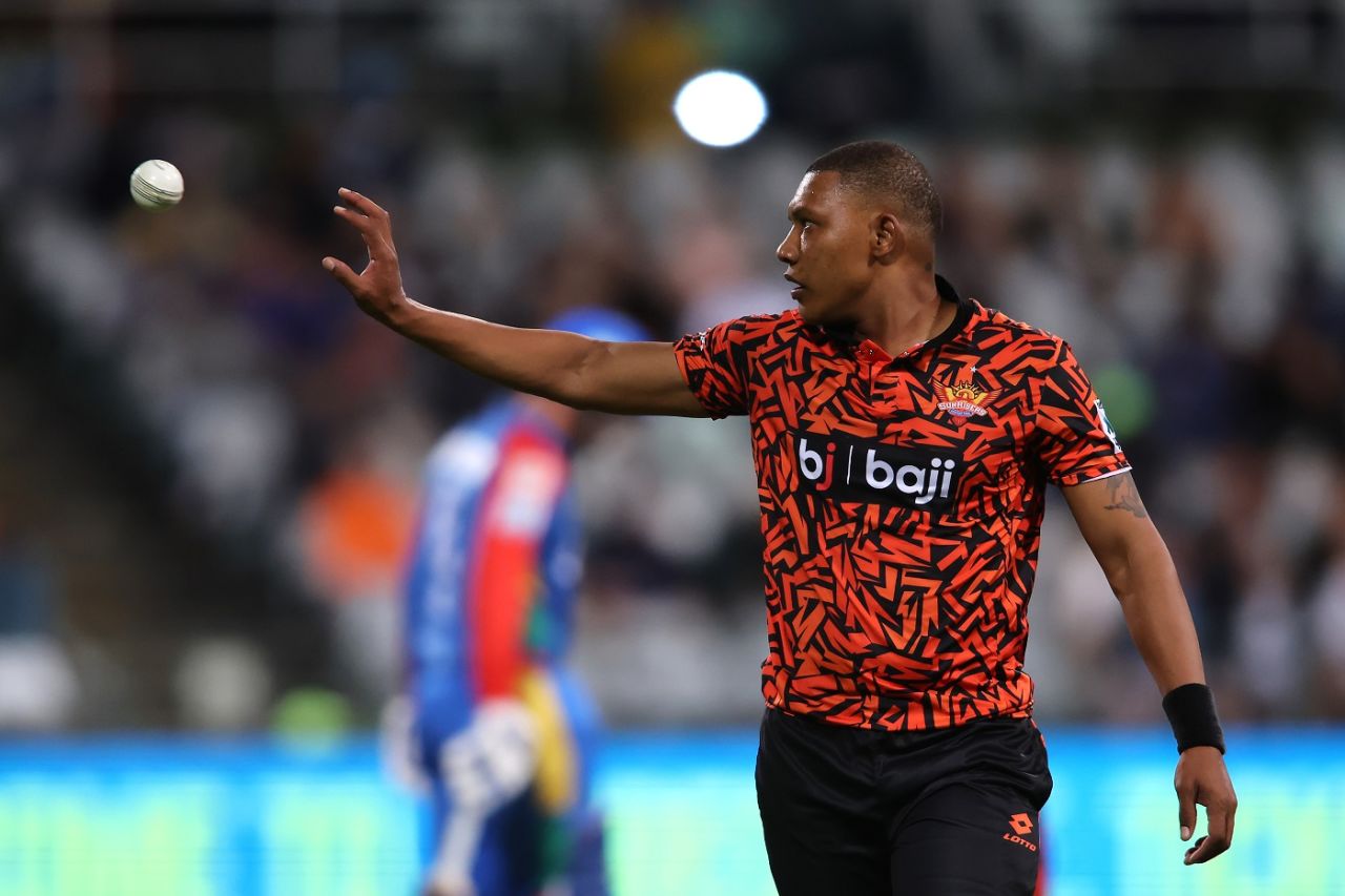 Ottniel Baartman bowled Sunrisers Eastern Cape into the SA20 final, Sunrisers Eastern Cape vs Durban's Super Giants, SA20, Qualifier 1, Cape Town, February 6, 2024