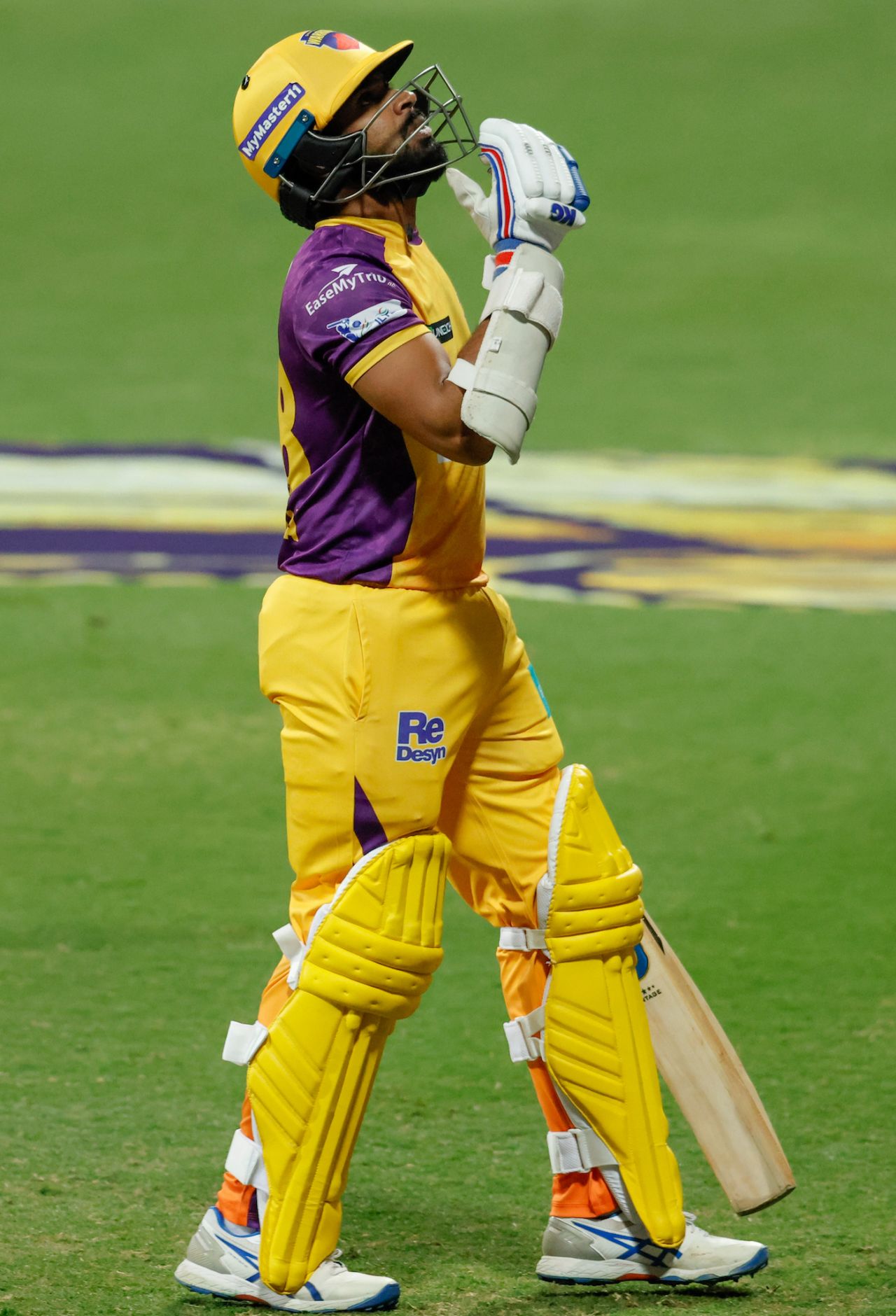 Niroshan Dickwella made 30 off 29 balls, Abu Dhabi Knight Riders vs Sharjah Warriors, ILT20, Abu Dhabi, February 7, 2024
