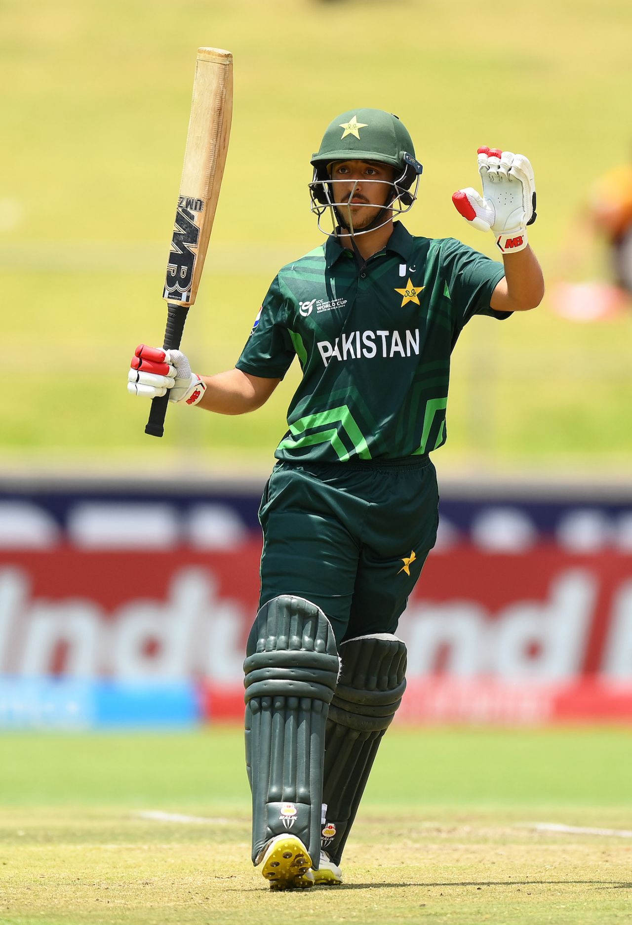 Azan Awais struck a half-century from No. 3, Australia vs Pakistan, Under-19 World Cup 2024, 2nd semi-final, Benoni, February 8, 2024