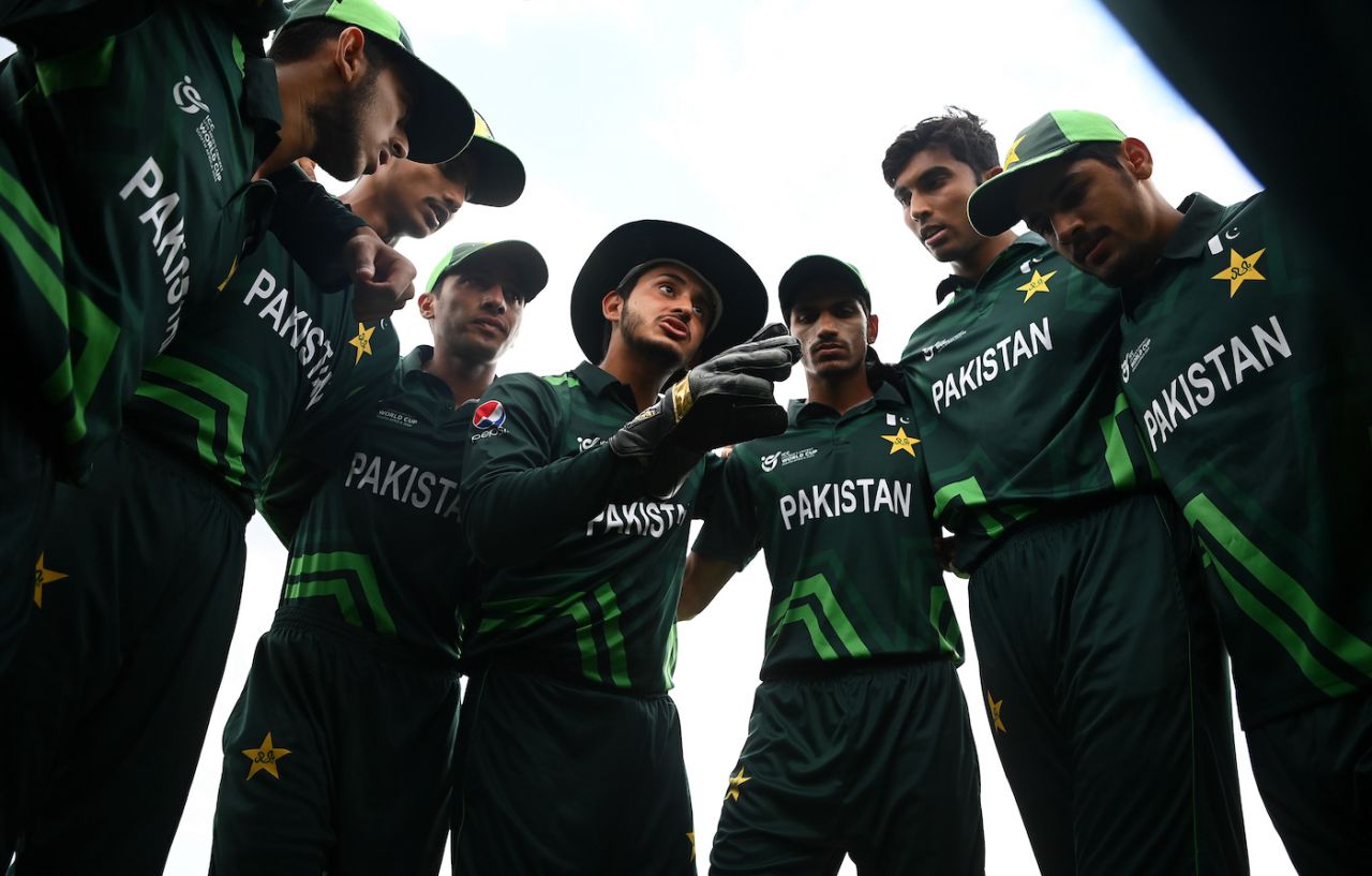 The Pakistan boys get their last-minute plans in place, Australia vs Pakistan, Under-19 World Cup 2024, 2nd semi-final, Benoni, February 8, 2024
