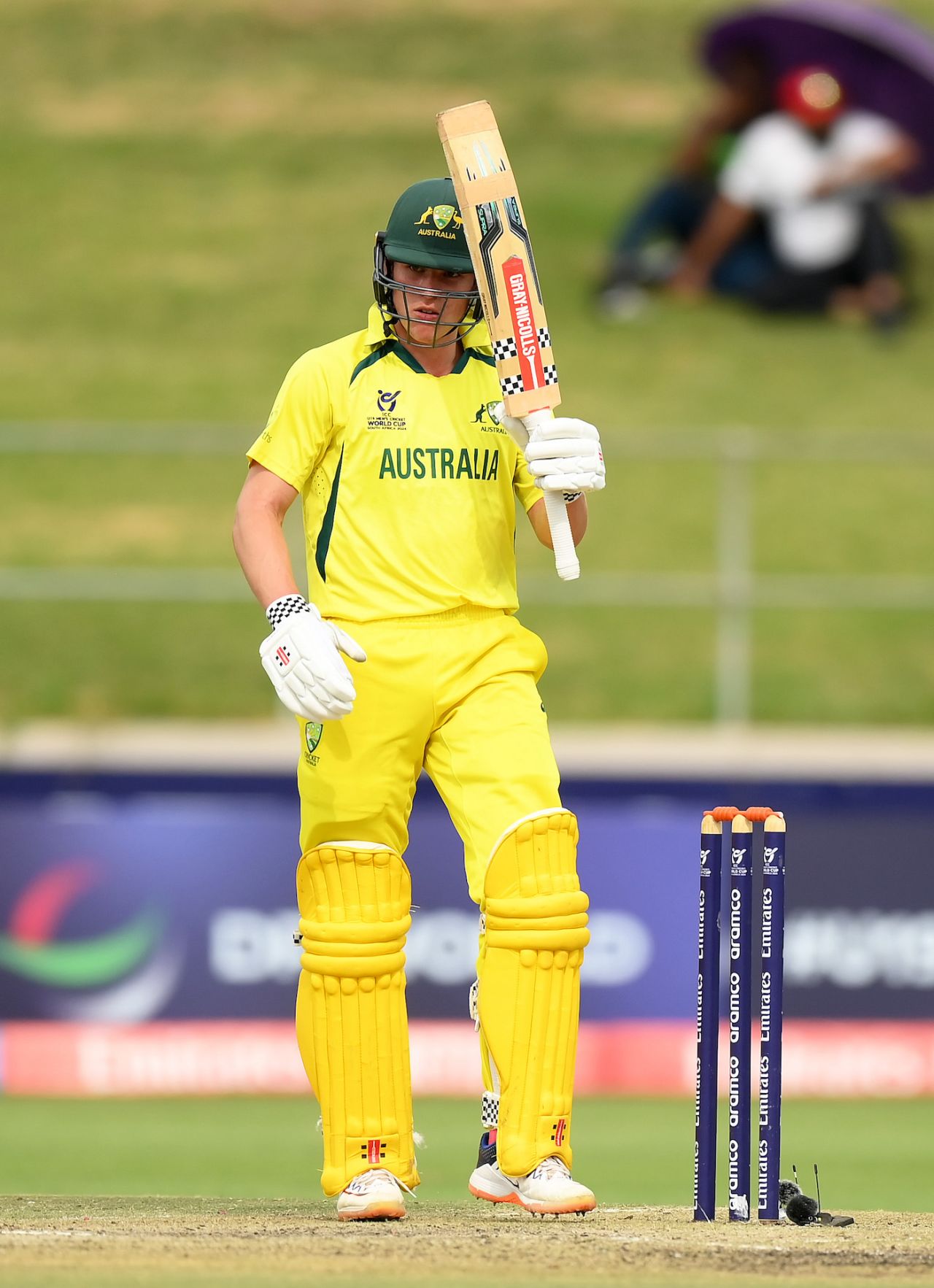 Harry Dixon batted through an Australia collapse to bring up a half-century, Australia vs Pakistan, Under-19 World Cup 2024, 2nd semi-final, Benoni, February 8, 2024
