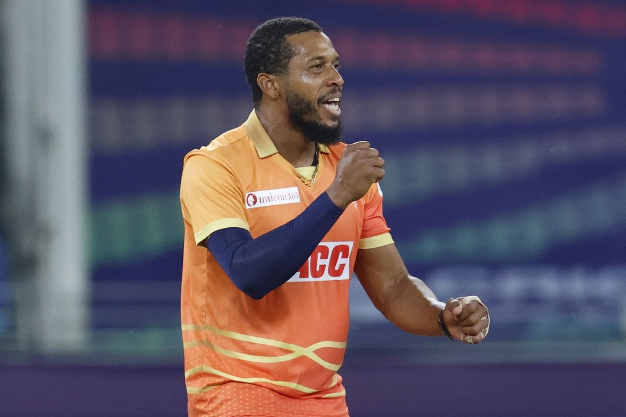 Chris Jordan denied Emirates with his accurate yorkers, Gulf Giants vs MI Emirates, ILT20, Dubai, February 8, 2024