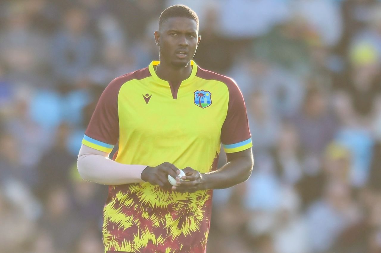 Jason Holder was back for West Indies, Australia vs West Indies, 1st T20I, Hobart, February 9, 2024