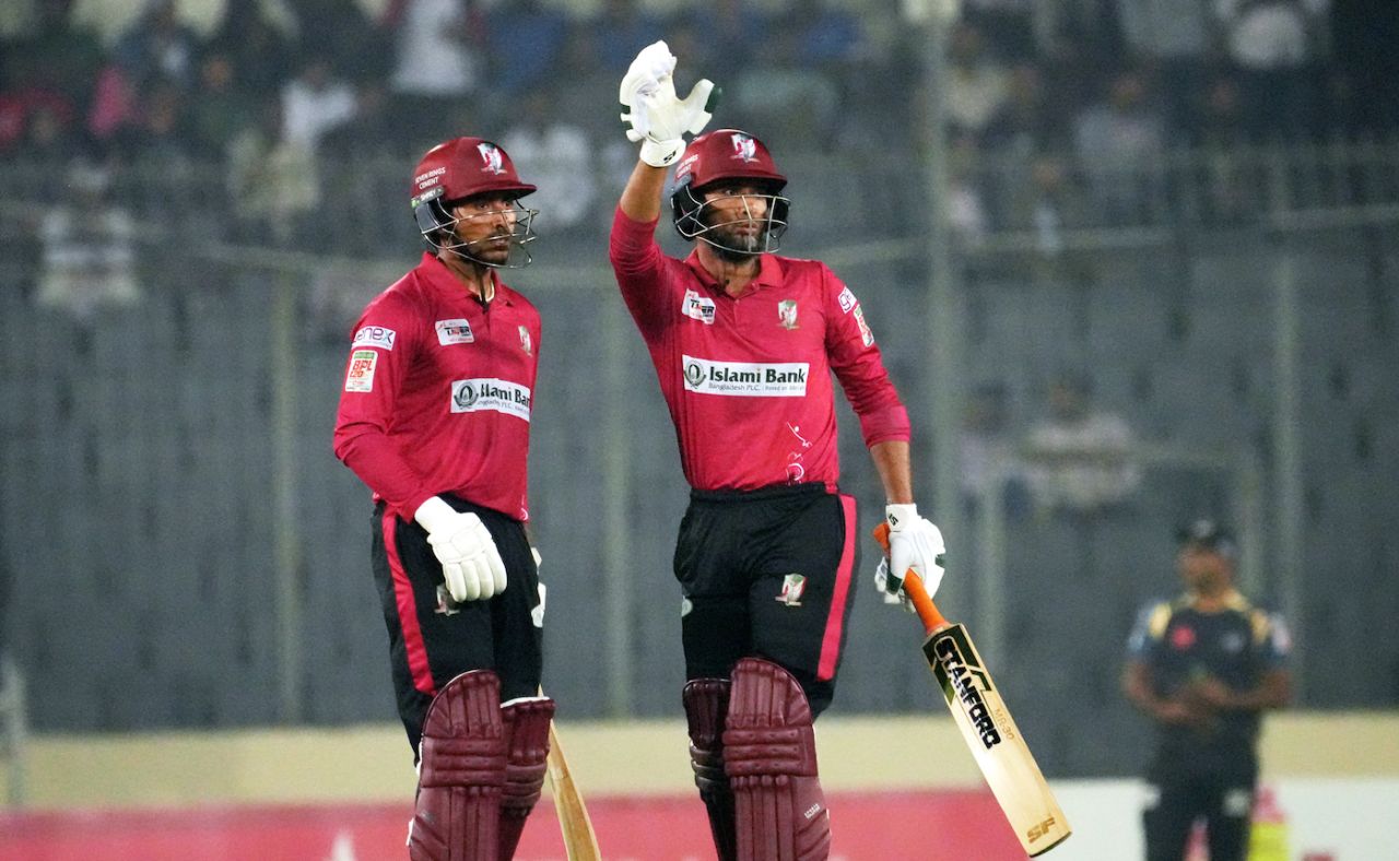 Soumya Sarkar and Mahmudullah added 139 runs for the fourth wicket, Durdanto Dhaka vs Fortune Barishal, BPL 2024, Dhaka, February 10, 2024