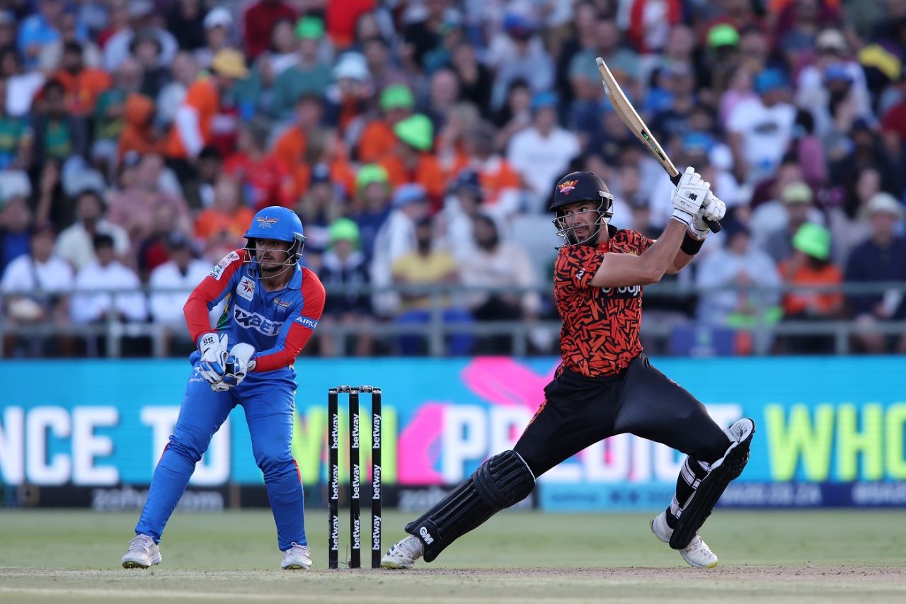 Aiden Markram gathered tempo after a watchful start, Sunrisers East Cape vs Durban's Super Giants, SA20, final, February 10, 2024