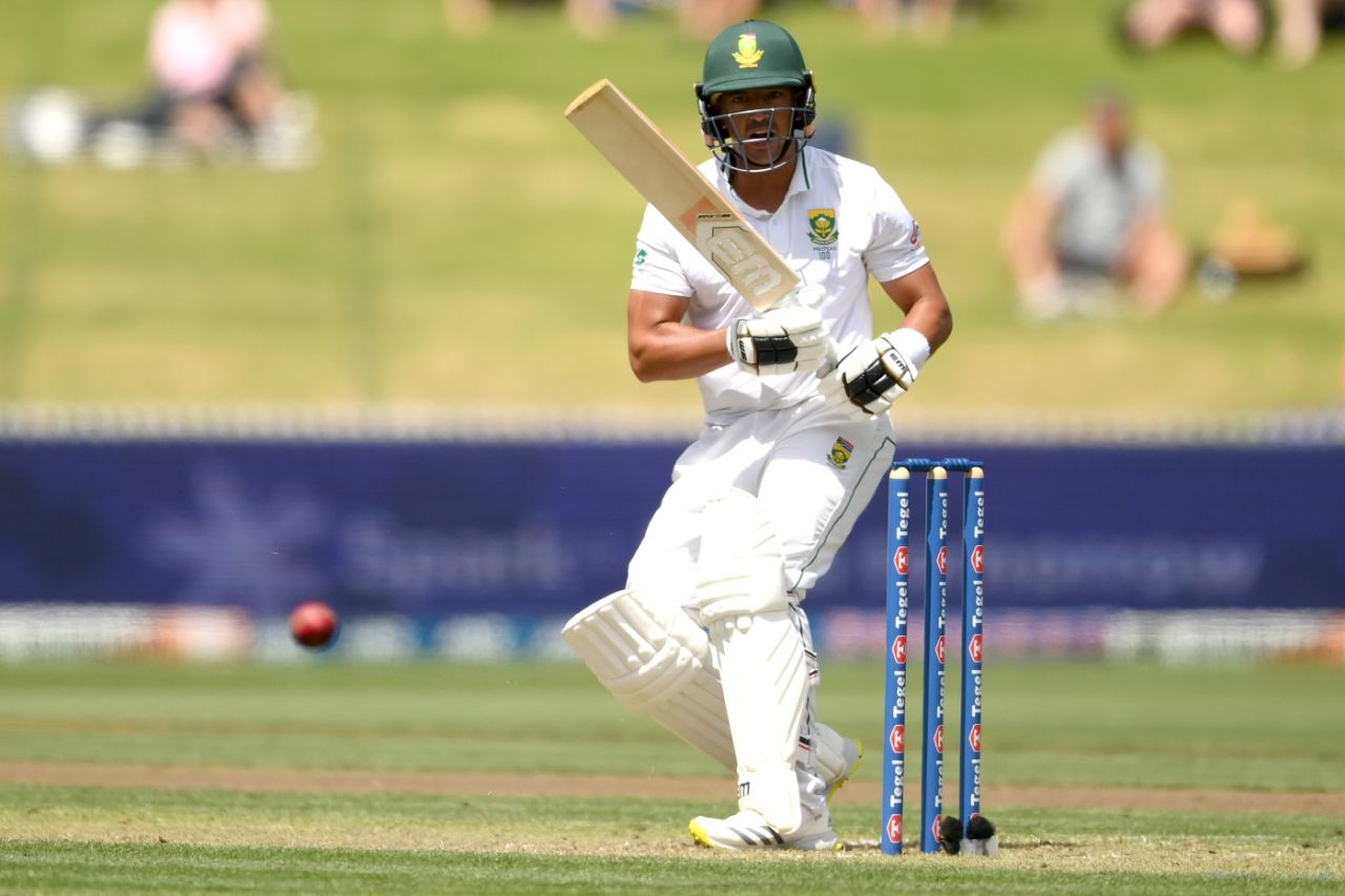 Zubayr Hamza turns one behind square leg, New Zealand vs South Africa, 2nd Test, Hamilton, 1st day, February 13, 2024