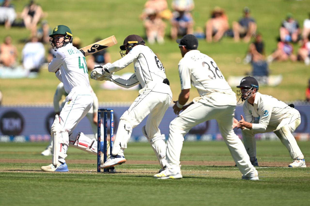Neil Wagner and Rachin Ravindra were among the wickets, New Zealand vs South Africa, 2nd Test, Hamilton, 1st day, February 13, 2024