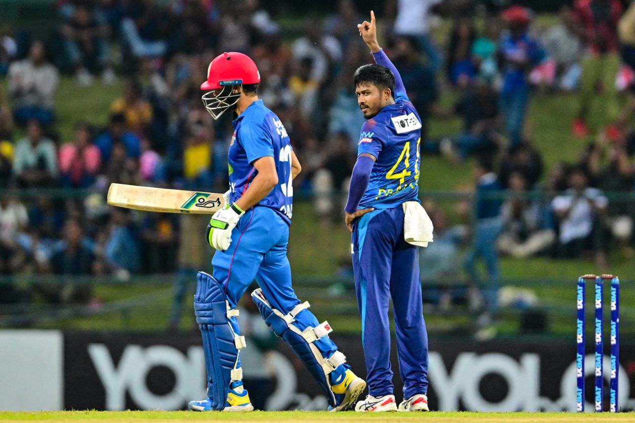 Pramod Madushan showed his death-over wares, Sri Lanka vs Afghanistan, 3rd ODI, Pallekele, February 14, 2024