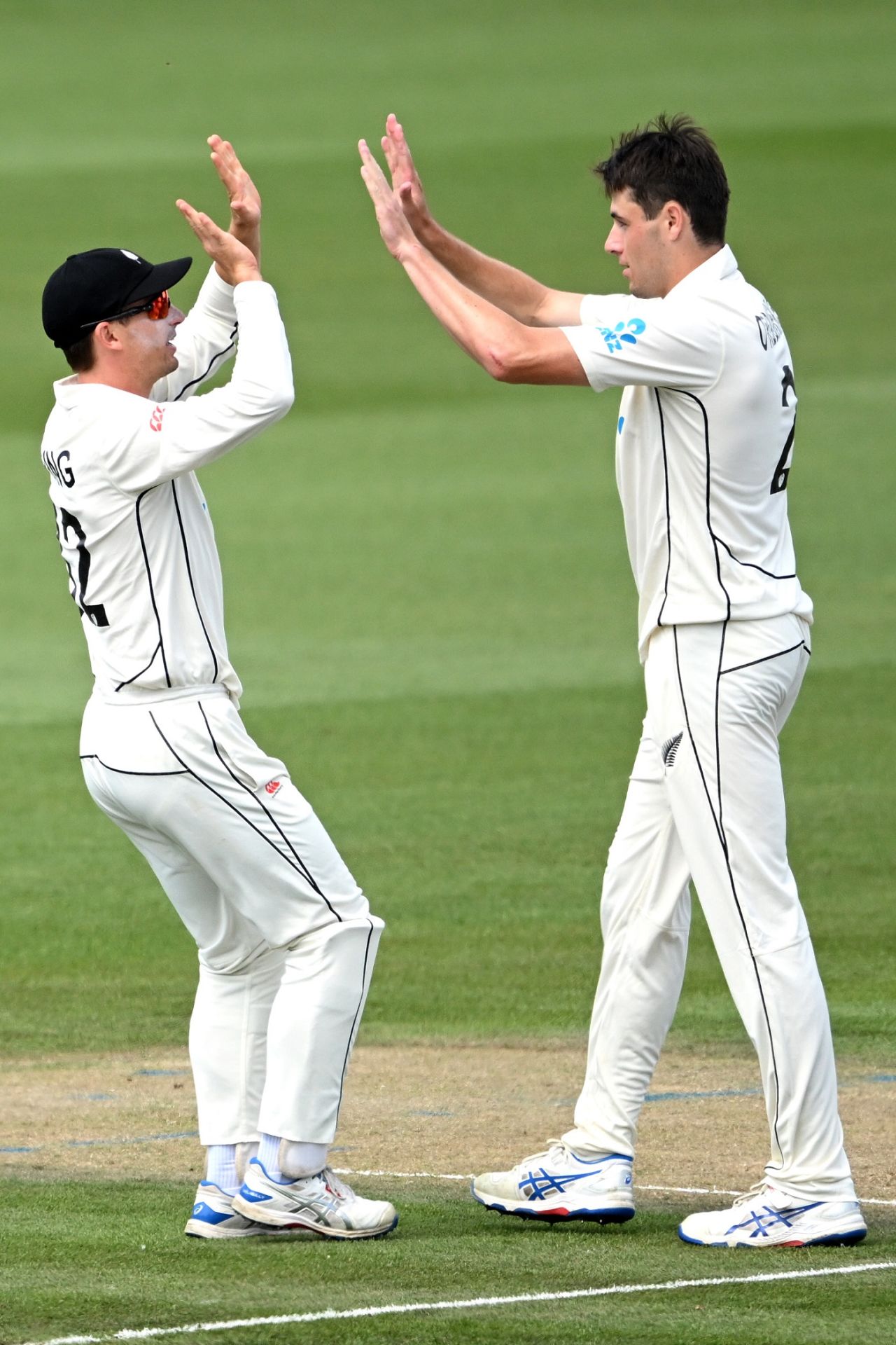 William O'Rourke was the standout bowler in first session with two wickets
, New Zealand vs South Africa, 2nd Test, Hamilton, 3rd day, February 15, 2024