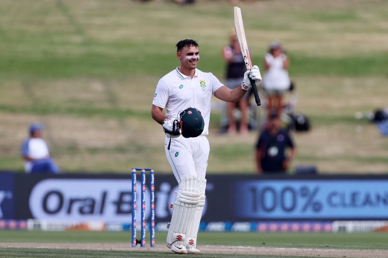 David Bedingham took 127 balls to bring up his hundred, New Zealand vs South Africa, 2nd Test, Hamilton, 3rd day, February 15, 2024