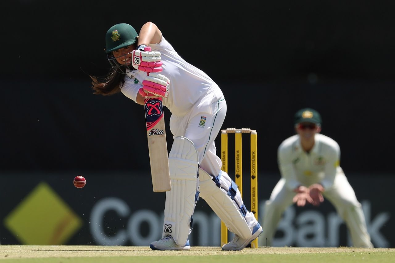 Sune Luus top-scored in South Africa's first innings, Australia vs South Africa, Only women's Test, WACA Ground, Perth, February 15, 2024